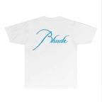 Rhude T-shirts Printed Trendy Pure Cotton