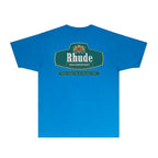 Rhude T-shirts Printed Trendy Pure Cotton
