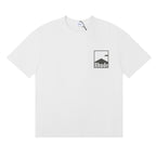 Rhude T-shirts Printed Cotton Crew Neck Short Sleeve Men and Women