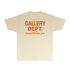 Gallery Dept T Shirt Retro Printed Loose Short-Sleeved Shirt