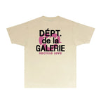 Gallery Dept T Shirt Retro Printed Loose Short-Sleeved Shirt
