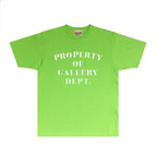 Gallery Dept T Shirt Retro Printed Loose Short-Sleeved Shirt