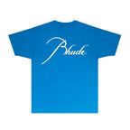 Rhude T-shirts Printed Trendy Pure Cotton