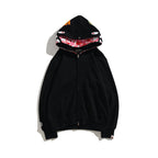 Bathing Ape Hoodie Camouflage Cardigan Men's and Women's Sweater Hoodie Coat