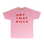Gallery Dept T Shirt Retro Printed Loose Short-Sleeved Shirt