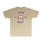 Rhude T-shirts Printed Trendy Pure Cotton