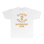 Rhude T-shirts Printed Trendy Pure Cotton