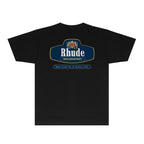 Rhude T-shirts Printed Trendy Pure Cotton