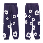 Denim Tears Outfit:Hoodie/Sweatpants (Separate Purchase Options) Loose Hooded Sweatshirt Casual Sweatpants