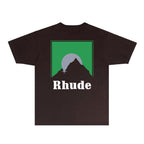 Rhude T-shirts Printed Trendy Pure Cotton