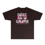 Gallery Dept T Shirt Retro Printed Loose Short-Sleeved Shirt
