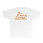 Rhude T-shirts Printed Trendy Pure Cotton