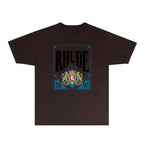 Rhude T-shirts Printed Trendy Pure Cotton