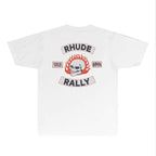 Rhude T-shirts Printed Trendy Pure Cotton
