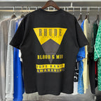 Rhude T-shirts Inverted Triangle Printing Cotton Casual Short Sleeve Men and Women