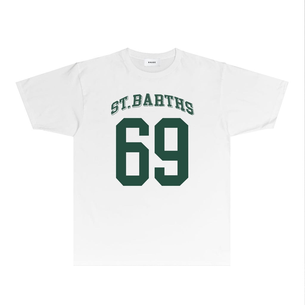 Rhude T-shirts Printed Trendy Pure Cotton