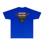 Rhude T-shirts Printed Trendy Pure Cotton
