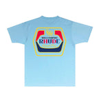Rhude T-shirts Printed Trendy Pure Cotton