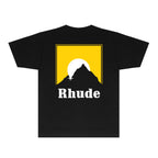 Rhude T-shirts Printed Trendy Pure Cotton
