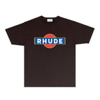 Rhude T-shirts Printed Trendy Pure Cotton