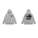 Stussy Hoodie Zip-Up Cardigan Fleece Hooded Sweater