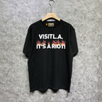 Gallery Dept T Shirt Retro Printed Loose Short-Sleeved Shirt
