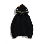 Bathing Ape Hoodie Camouflage Cardigan Men's and Women's Sweater Hoodie Coat