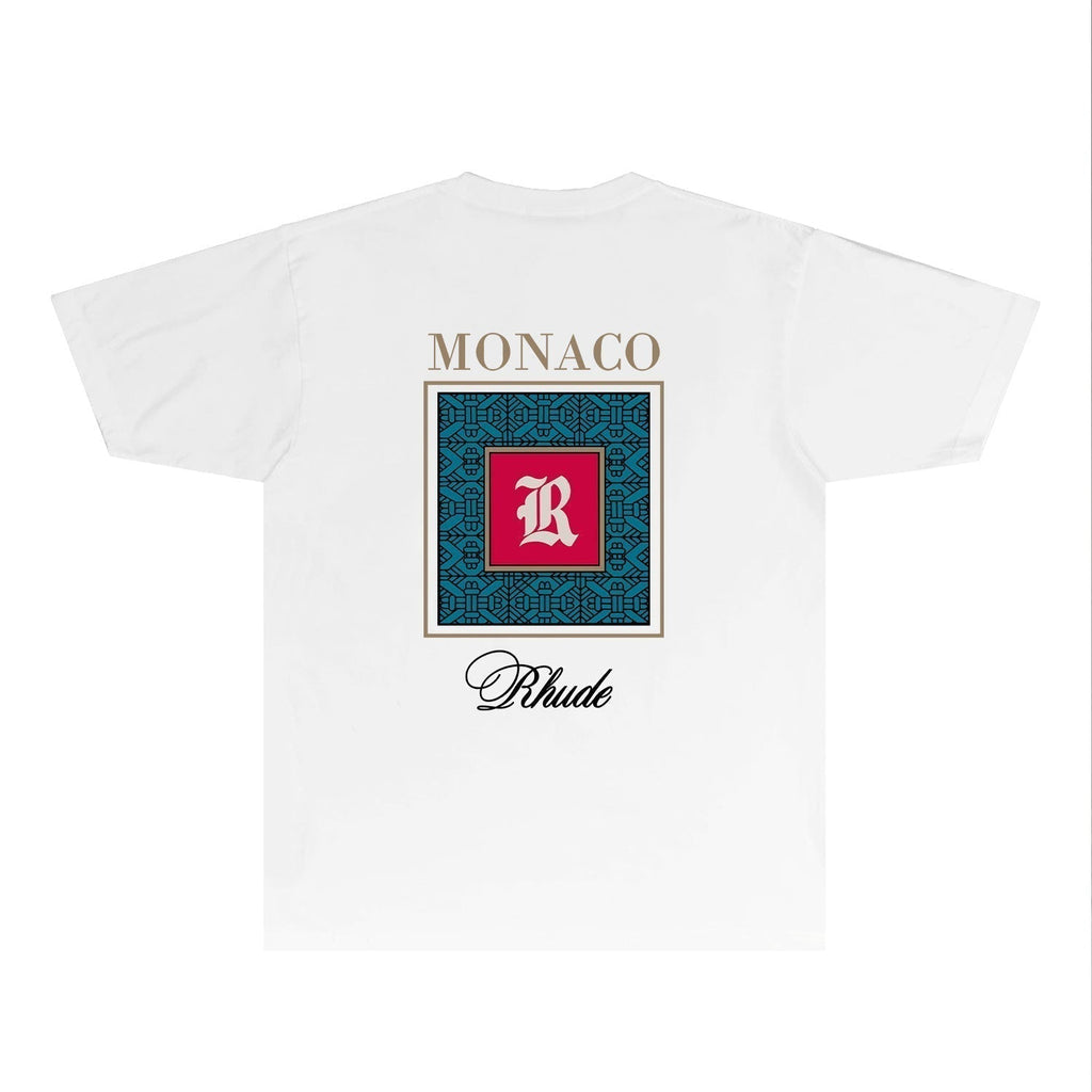 Rhude T-shirts Printed Trendy Pure Cotton