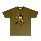 Rhude T-shirts Printed Trendy Pure Cotton