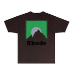 Rhude T-shirts Printed Trendy Pure Cotton