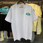 Rhude T-shirts Cotton Short Sleeves Men and Women