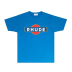 Rhude T-shirts Printed Trendy Pure Cotton