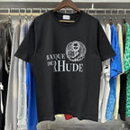 Rhude T-shirts Egyptian Pharaoh Print Cotton Casual Short Sleeves Men and Women