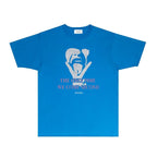 Rhude T-shirts Printed Trendy Pure Cotton