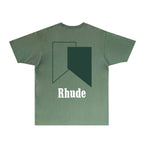 Rhude T-shirts Printed Trendy Pure Cotton