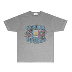 Rhude T-shirts Printed Trendy Pure Cotton