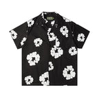 Denim Tears Button-Down Shirt Flower Woven