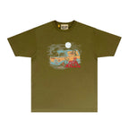 Gallery Dept T Shirt Retro Printed Loose Short-Sleeved Shirt