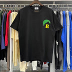 Rhude T-shirts Sunset Classic Print Cotton Casual Short Sleeve Men and Women