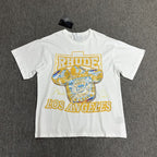 Rhude T-shirt Micro Label Champion Ring Printed Short Sleeve T-shirt