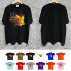 Rhude T-shirts Printed Trendy Pure Cotton