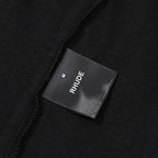 Rhude T-shirts College Badge Printed Cotton Casual Short Sleeve Men and Women