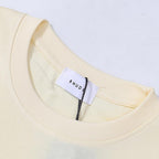 Rhude T-shirts Coconut Sunset Sailing Printing Cotton Casual Loose Short Sleeve Men and Women