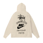 Stussy The Wide World Tribe Hoodie Fall/Winter Fleece Hooded Sweater