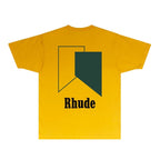 Rhude T-shirts Printed Trendy Pure Cotton