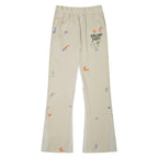 Gallery Dept Sweatpants Hand Painted Ink Splashing Graffiti Splicing Contrast Trousers