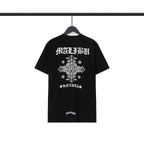 Chrome Heart T Shirts Sanskrit Cross Horseshoe Letter Flower Short Sleeve T-Shirt