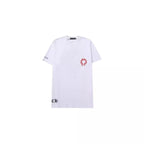 Chrome Heart T Shirts Horseshoe Stacked Cross Short Sleeve T-Shirt