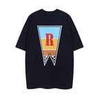 Rhude T-shirt Junior Letter Arrow R Label Short Sleeve T-shirt
