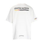 Chrome Heart T Shirts Croix letter print Sanskrit loose casual short sleeves